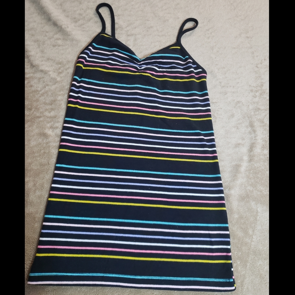 Striped Womens Tank Top size Small